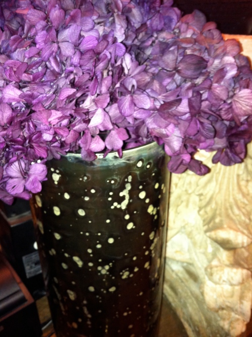 Purple dried hydrangeas - Beautiful and last FOREVER!